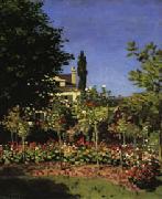 Garden in Bloom at Sainte-Adresse, Claude Monet